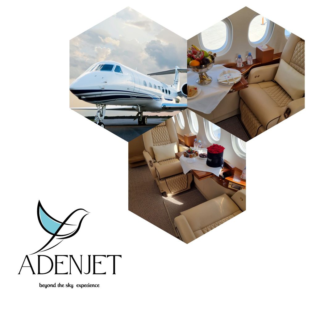 Aden Jet’in müşteri odaklı yaklaşımını yansıtan; planlama, karşılama ve uçuş boyunca özenli hizmet sunulan özel jet deneyimi