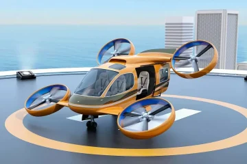 Hava taksi fiyatlarını anlatan grafik ve küçük özel uçak görseli